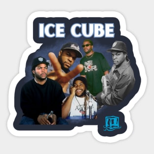 Retro Ice Cube Graphic Sticker